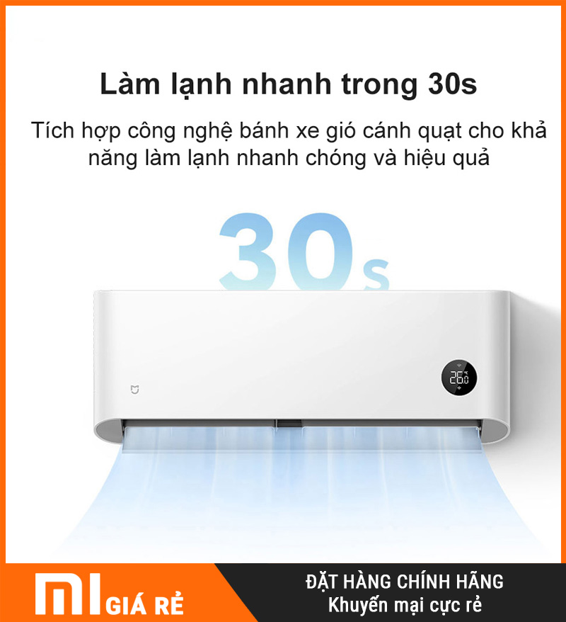 Điều Hòa 1 Chiều Xiaomi Inverter KF-26GW/C2A5 1HP Cao Cấp