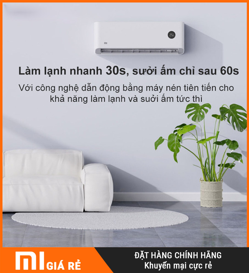 Điều Hòa 2 Chiều Xiaomi Inverter KFR-35GW/N1A1 1.5HP Cao Cấp