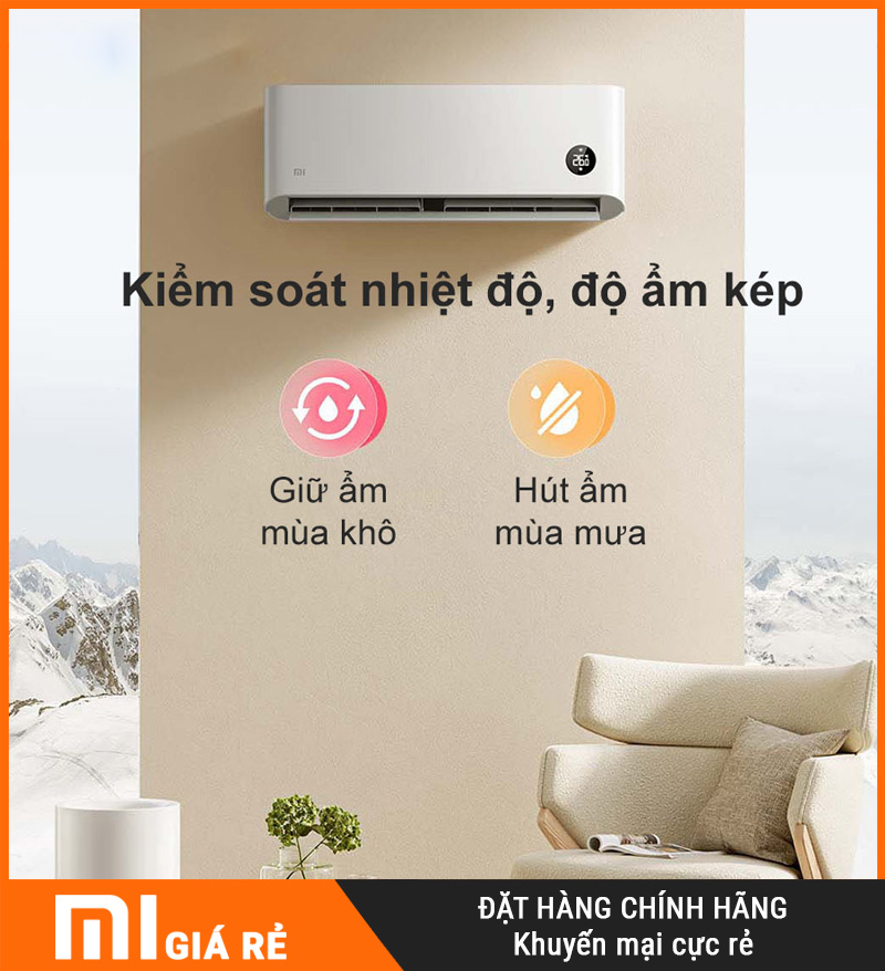 Điều Hòa 2 Chiều Xiaomi Inverter KFR-35GW/N1A1 1.5HP Cao Cấp