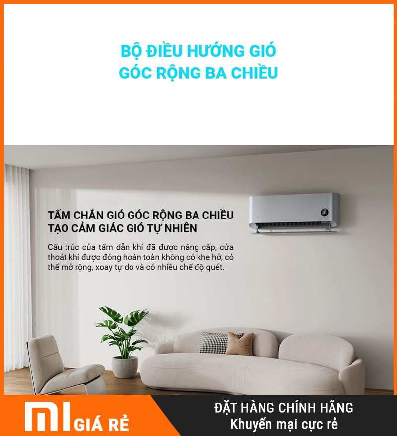 Điều Hòa 2 Chiều Xiaomi Inverter KFR-35GW/M3A1 1.5HP Cao Cấp