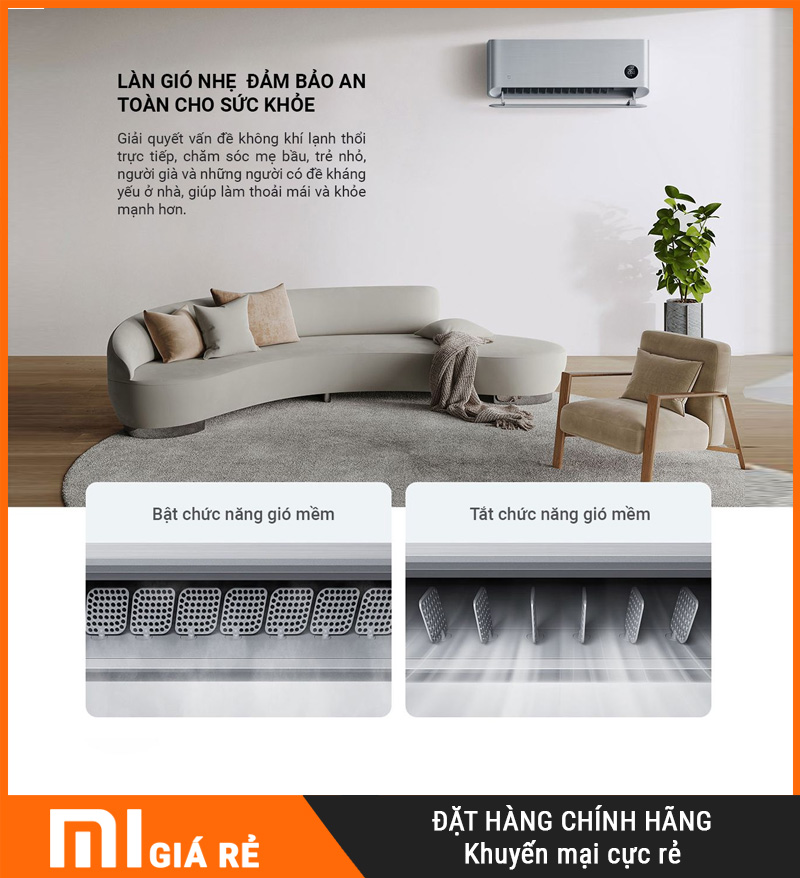 Điều Hòa 2 Chiều Xiaomi Inverter KFR-35GW/M3A1 1.5HP Cao Cấp