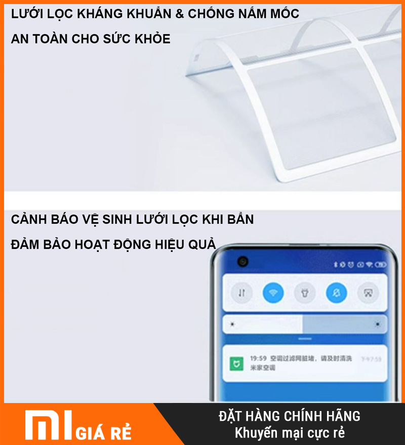 Điều Hòa Cây 2 Chiều Xiaomi Mijia KFR-51LW/N1A1