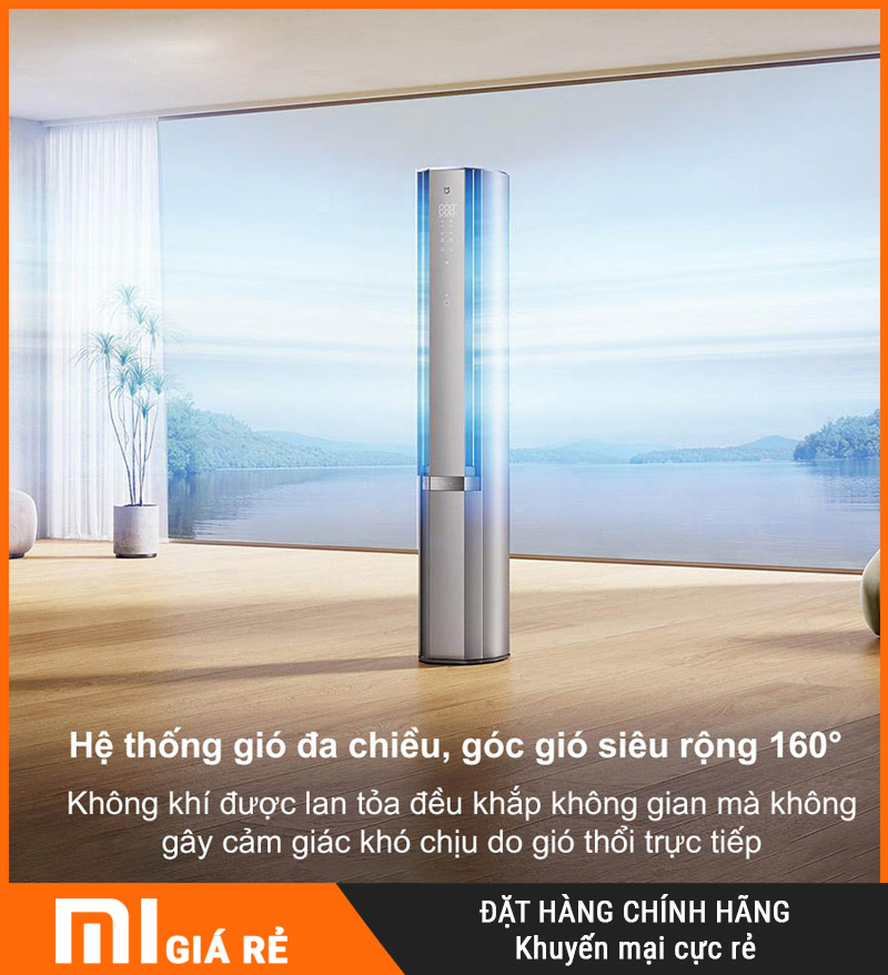 Điều Hòa Cây 2 Chiều Xiaomi Mijia KFR-72LW-NA11/M3A1 3HP Cao Cấp