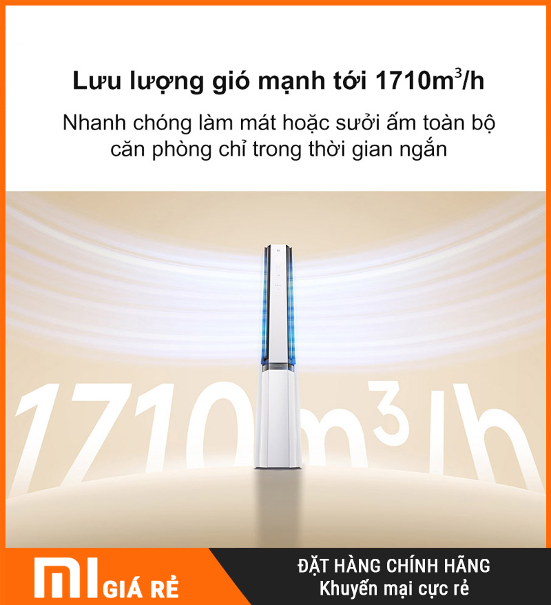 Điều Hòa Cây 2 Chiều Xiaomi Mijia KFR-72LW-NA11/M3A1 3HP Cao Cấp