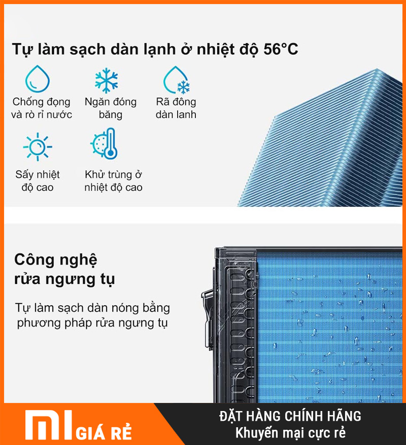 Điều Hòa Cây 2 Chiều Xiaomi Mijia KFR-72LW-NA11/M3A1 3HP Cao Cấp