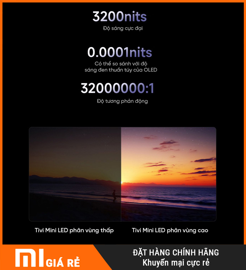 Tivi Xiaomi S Pro Mini LED 85 Inch 240Hz 4K UI 2025