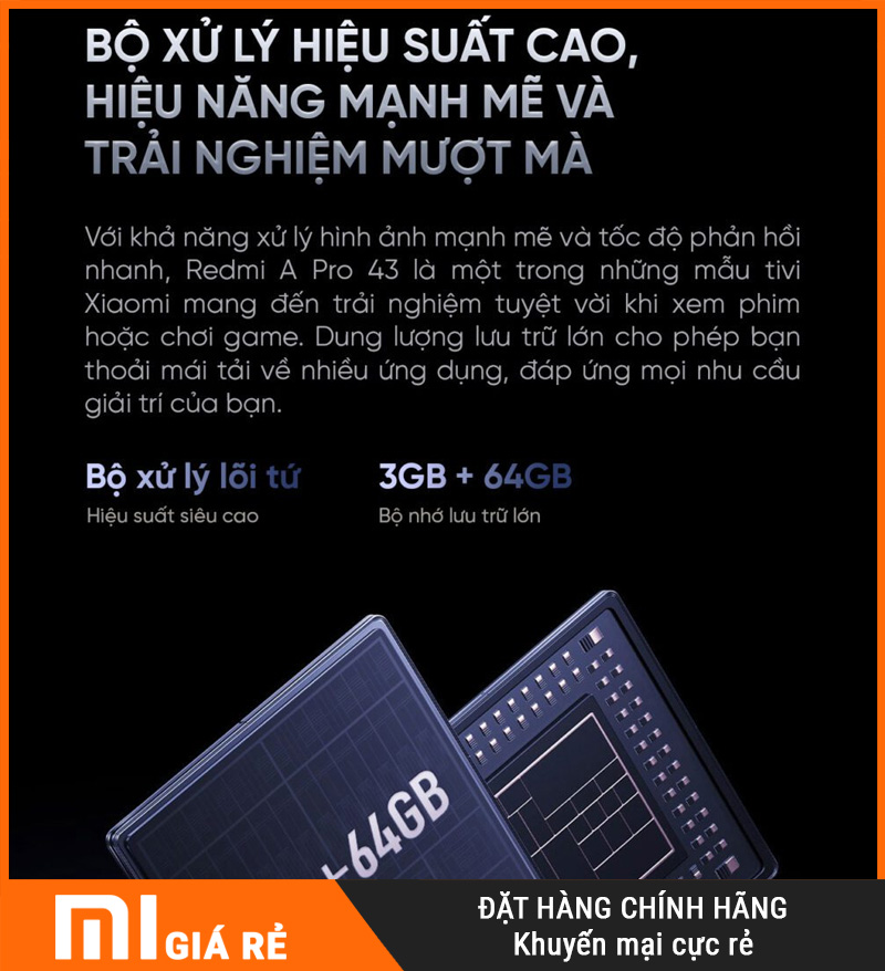 Tivi Xiaomi Redmi A Pro 43 Inch